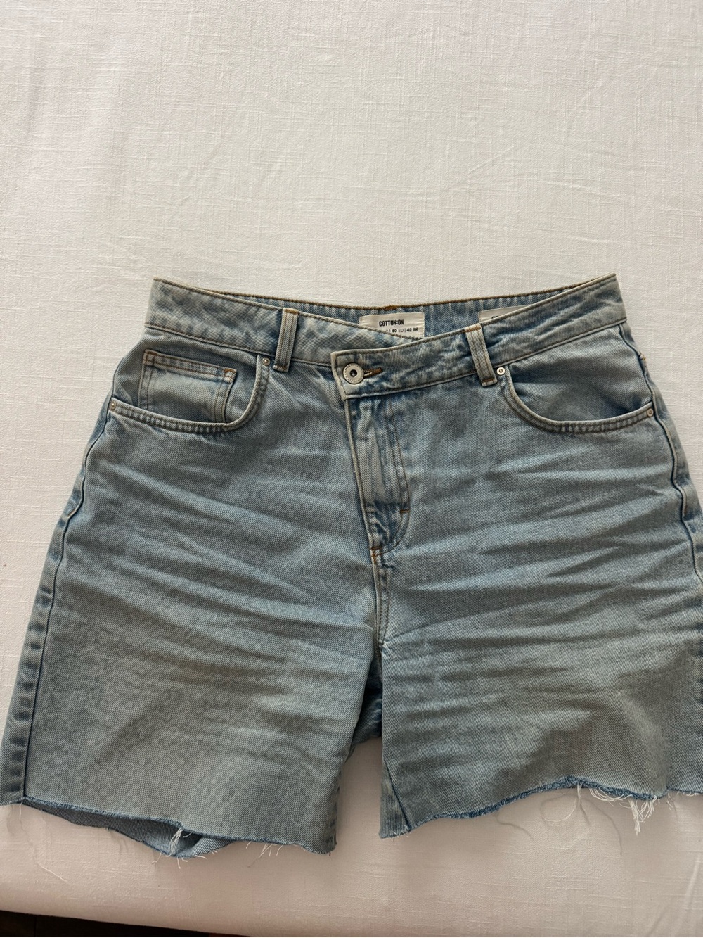 Cotton On Light Blue Denim Jean Shorts